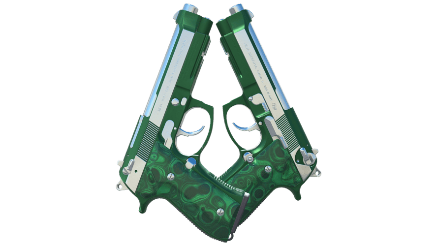 Dual Berettas | Polished Malachite (Прямо с завода)