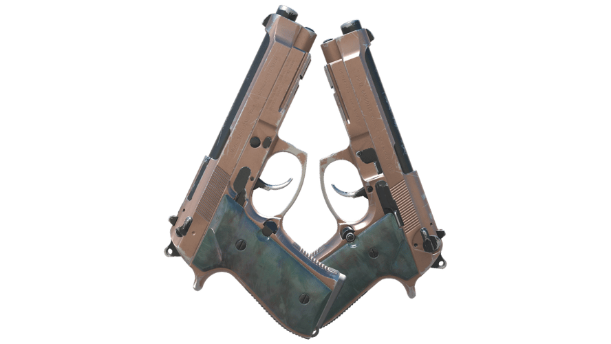 Dual Berettas | Rose Nacre (Field-Tested)