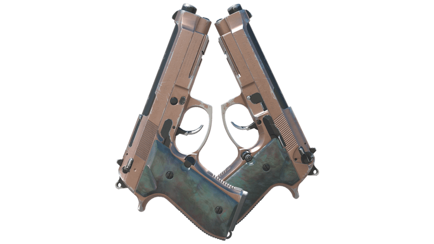 Dual Berettas | Rose Nacre (Field-Tested)