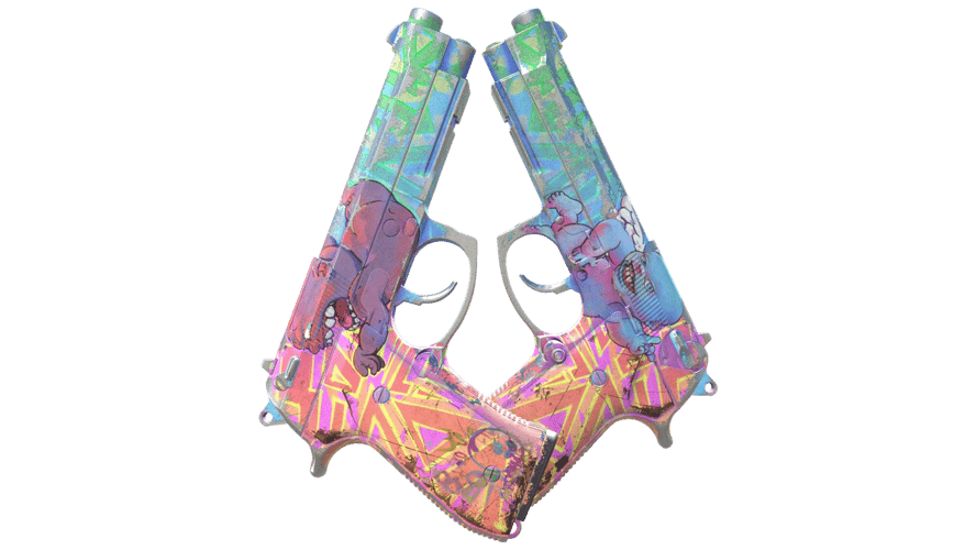 Dual Berettas | Sweet Little Angels (Battle-Scarred)