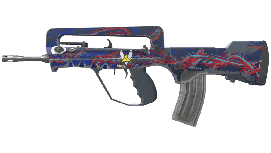 FAMAS | Afterimage (Well-Worn)