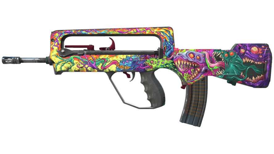 FAMAS | Bad Trip (Battle-Scarred)