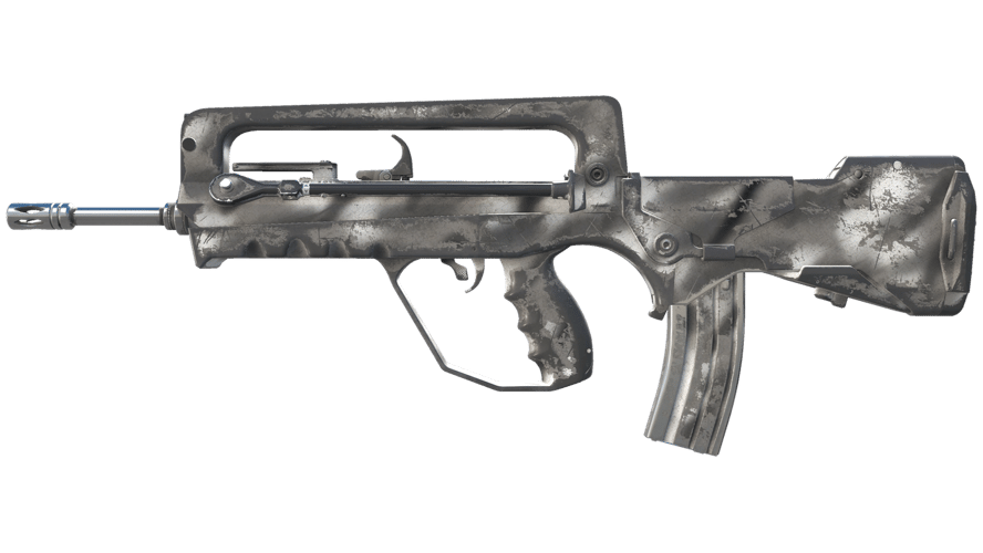 FAMAS | Contrast Spray (Battle-Scarred)