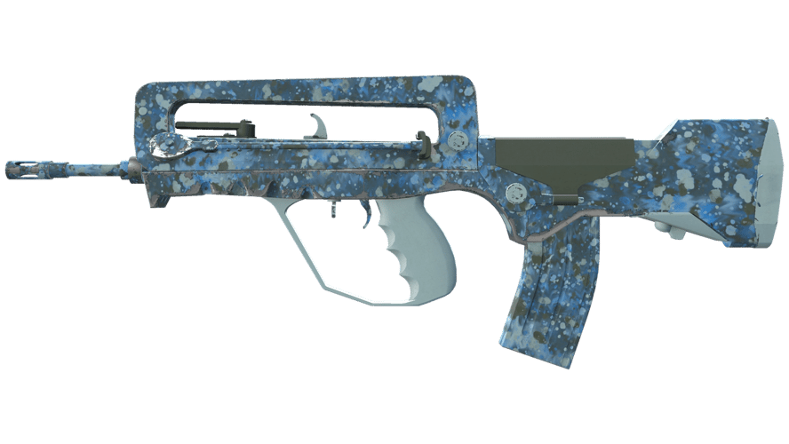 FAMAS | Голубые брызги (Прямо с завода)