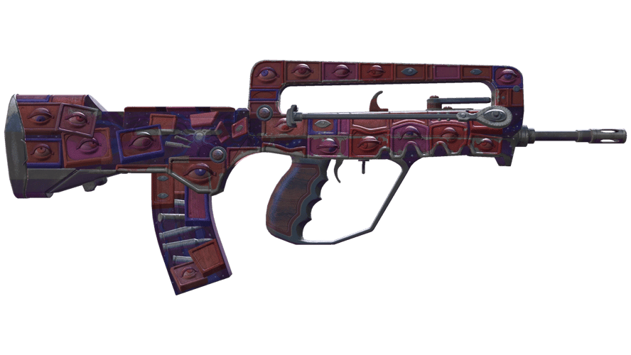 FAMAS | Rapid Eye Movement (Battle-Scarred)