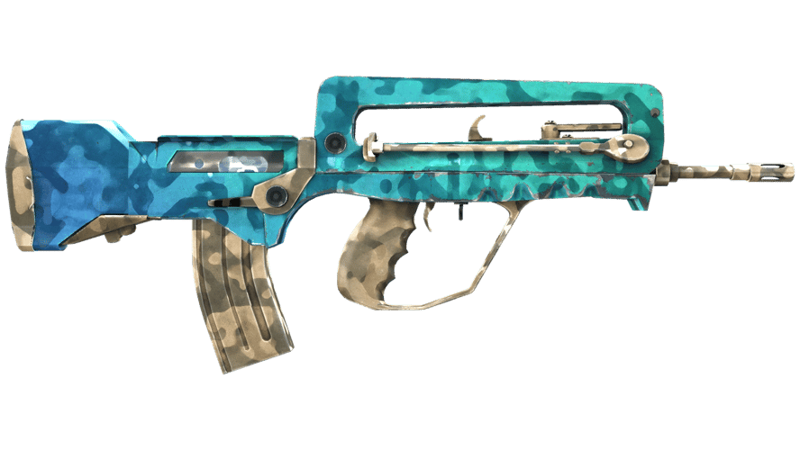 FAMAS | Waters of Nephthys (Battle-Scarred)