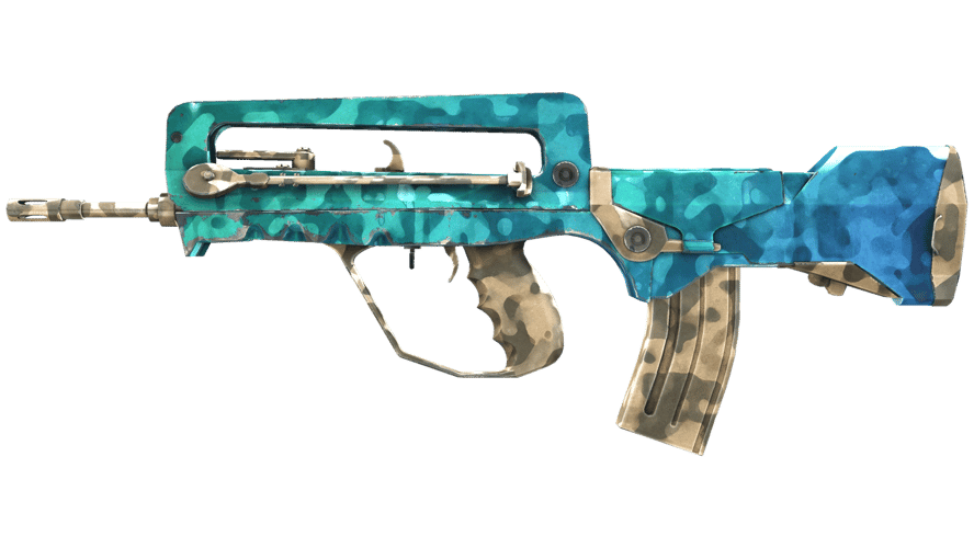 FAMAS | Waters of Nephthys (Battle-Scarred)