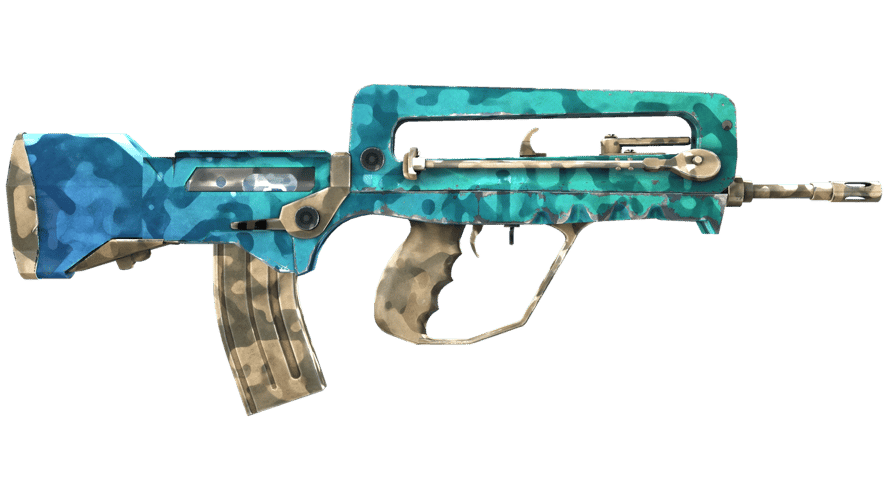 FAMAS | Воды Нефтиды (Закалённое в боях)
