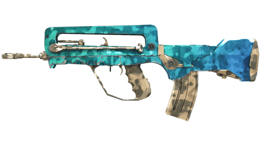 FAMAS | Воды Нефтиды (Закалённое в боях)