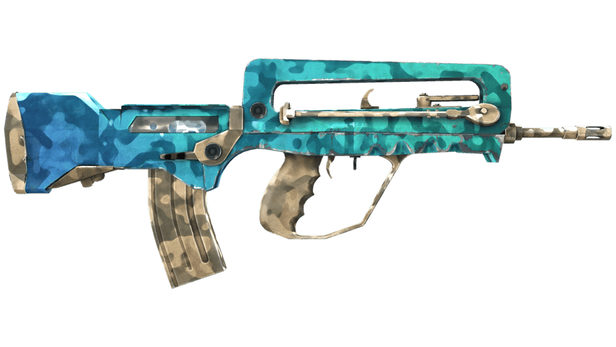 FAMAS | Waters of Nephthys (Battle-Scarred)