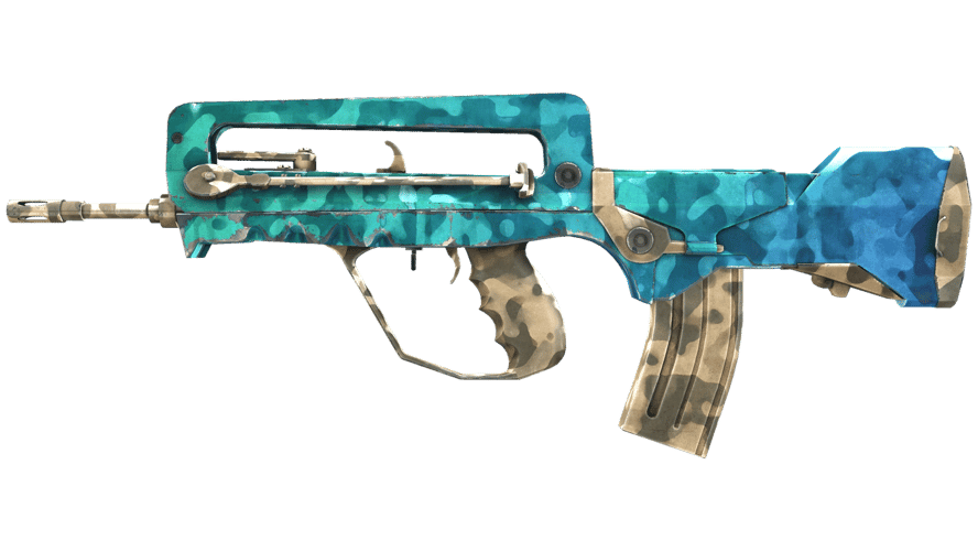 FAMAS | Waters of Nephthys (Battle-Scarred)