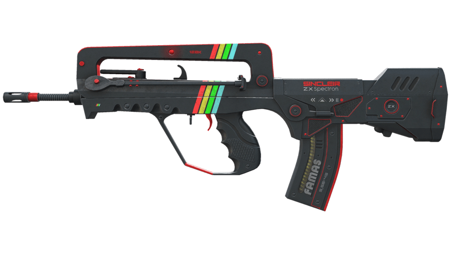 FAMAS | ZX Spectron (Battle-Scarred)