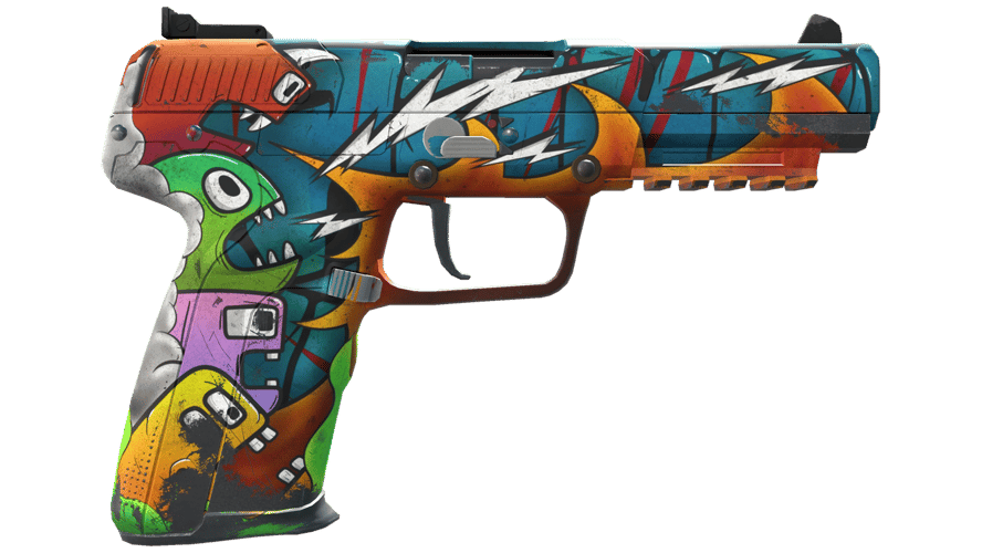 Five-SeveN | Angry Mob (Well-Worn)