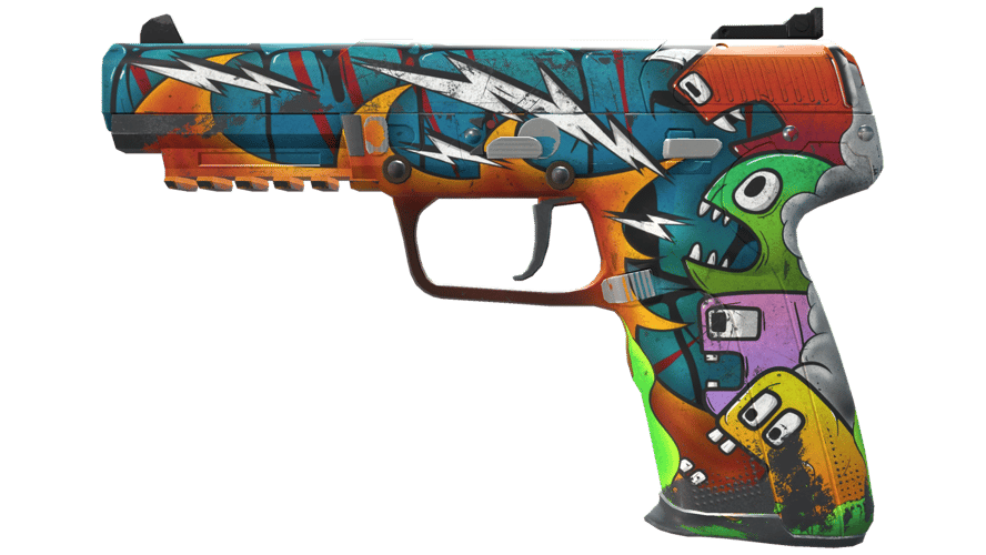 Five-SeveN | Angry Mob (Well-Worn)
