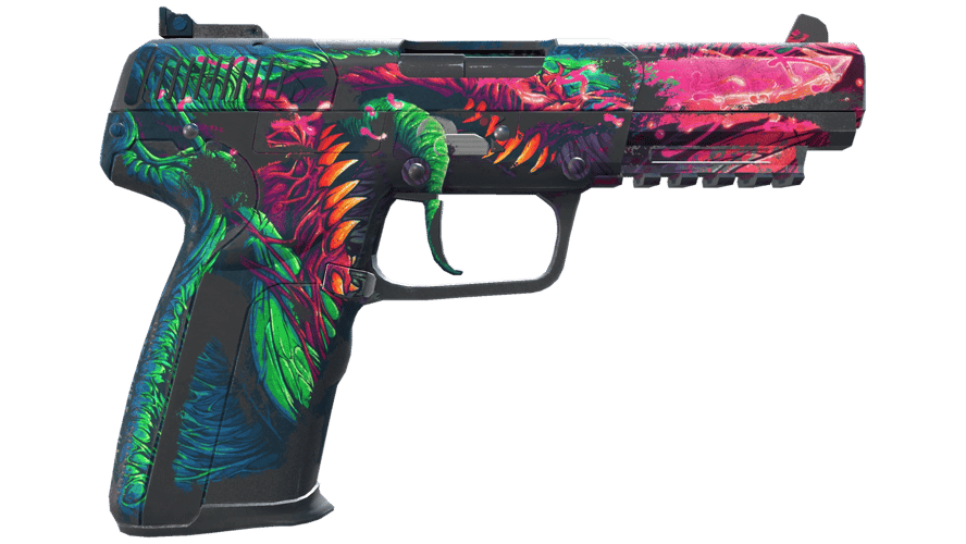 Five-SeveN | Hyper Beast (Battle-Scarred)