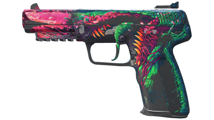 Five-SeveN | Hyper Beast (Battle-Scarred)