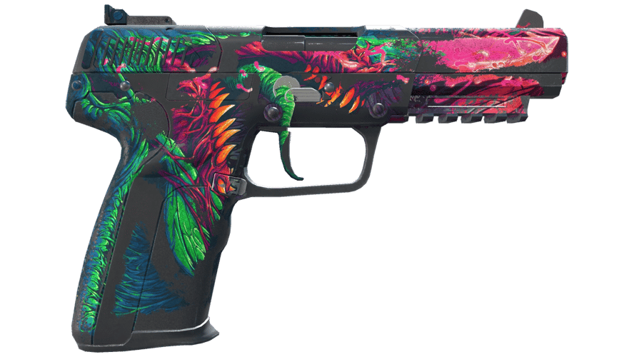 Five-SeveN | Hyper Beast (Battle-Scarred)