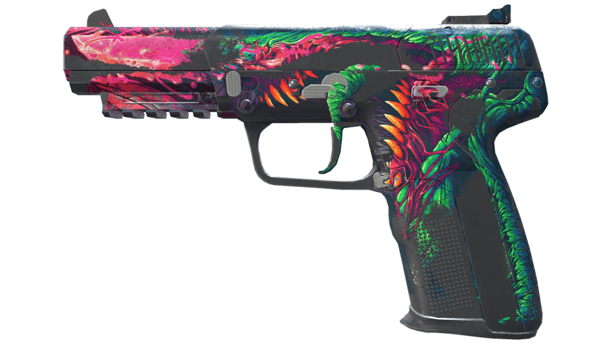 Five-SeveN | Hyper Beast (Battle-Scarred)