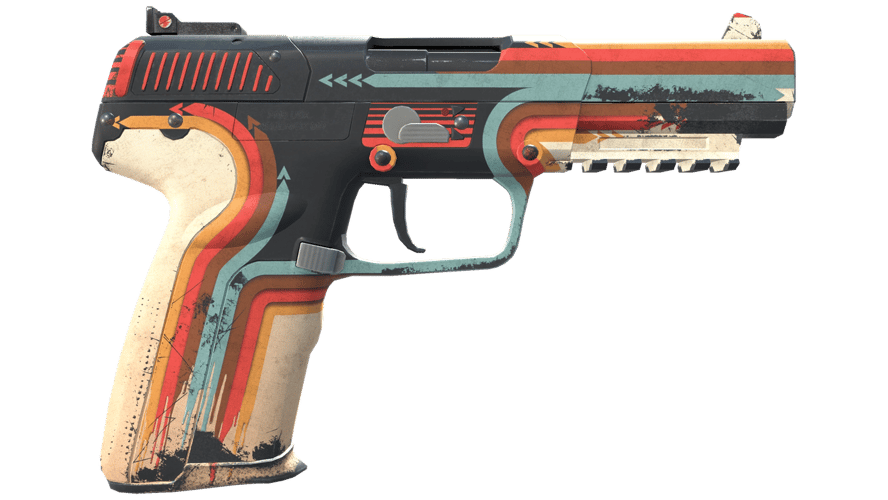 Five-SeveN | Retrobution (Battle-Scarred)