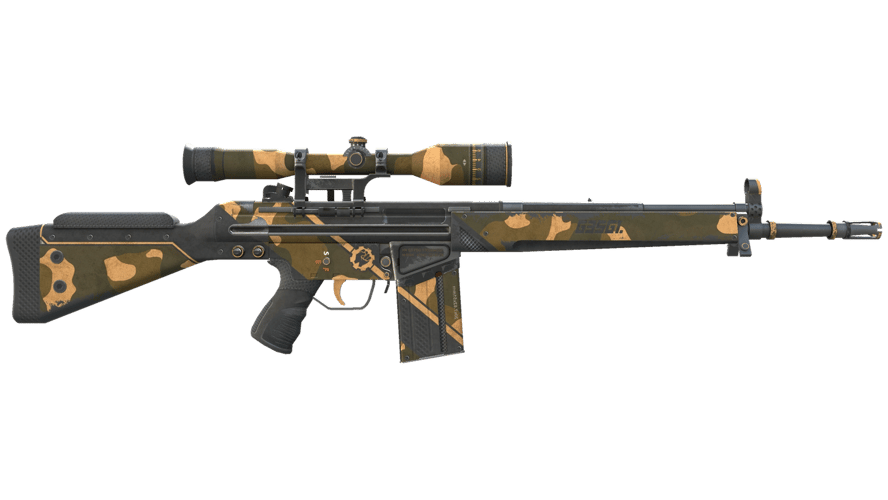 G3SG1 | Black Sand (Battle-Scarred)