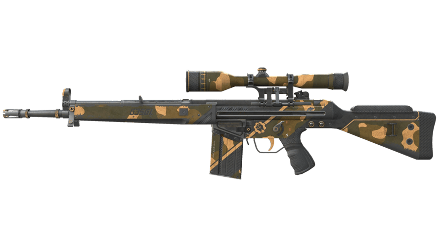 G3SG1 | Black Sand (Battle-Scarred)