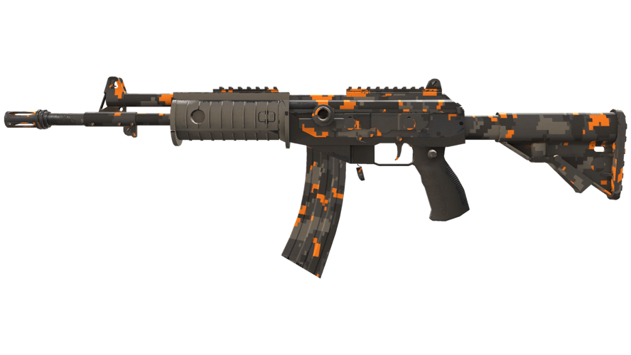 Galil AR | Orange DDPAT (Minimal Wear)