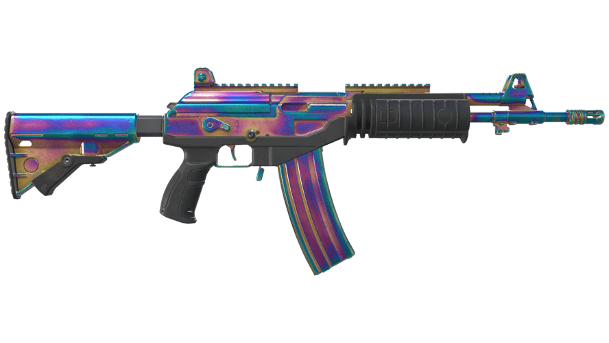 Galil AR | Rainbow Spoon (Battle-Scarred)