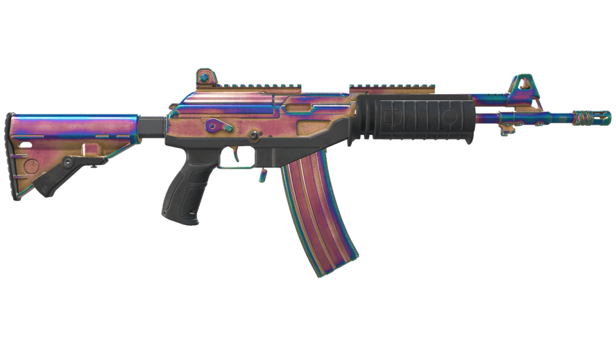 Galil AR | Rainbow Spoon (Battle-Scarred)