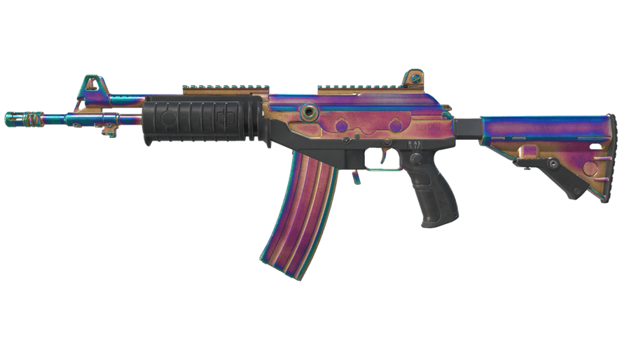 Galil AR | Rainbow Spoon (Battle-Scarred)