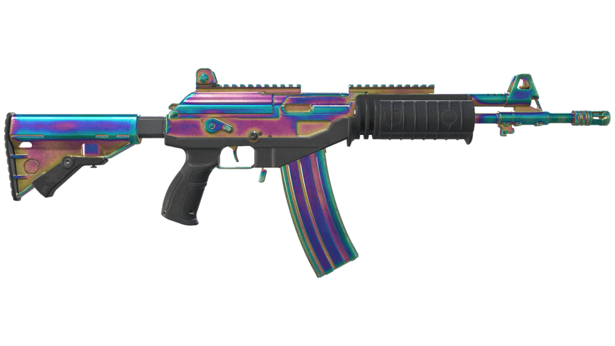 Galil AR | Rainbow Spoon (Battle-Scarred)