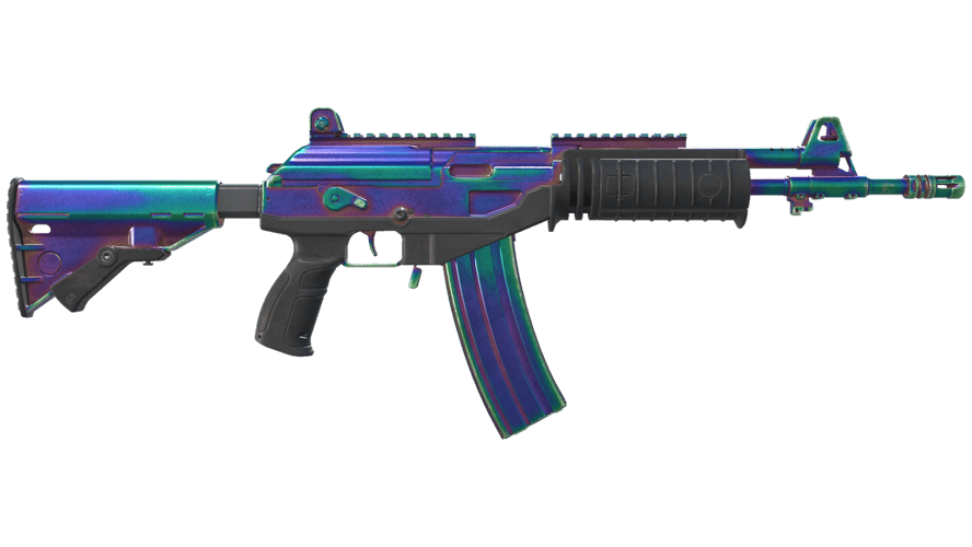 Galil AR | Rainbow Spoon (Battle-Scarred)