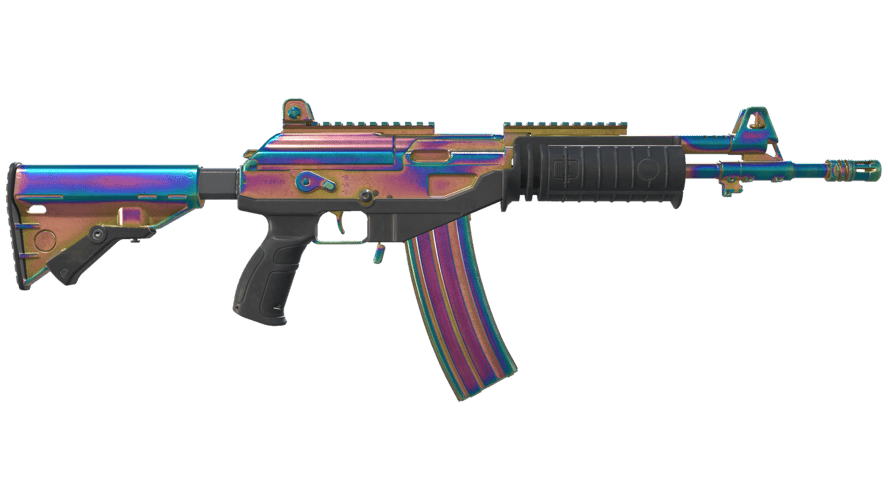 Galil AR | Rainbow Spoon (Battle-Scarred)