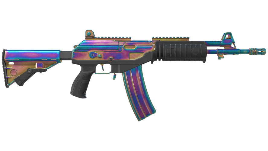 Galil AR | Rainbow Spoon (Battle-Scarred)