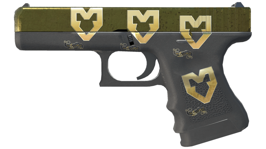 Glock-18 | Brass (Battle-Scarred)