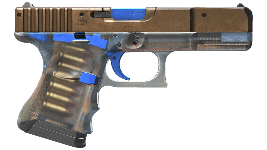 Glock-18 | Clear Polymer (Well-Worn)