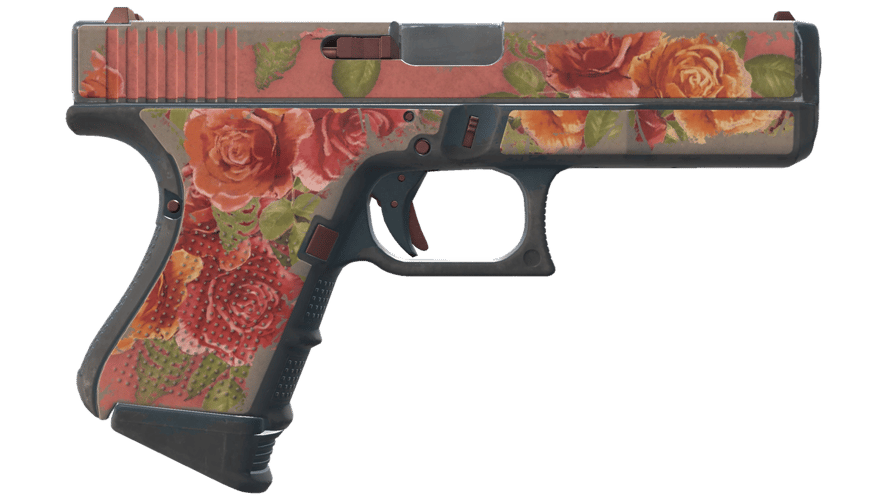 Glock-18 | Coral Bloom (Battle-Scarred)