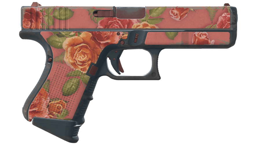 Glock-18 | Coral Bloom (После полевых испытаний)