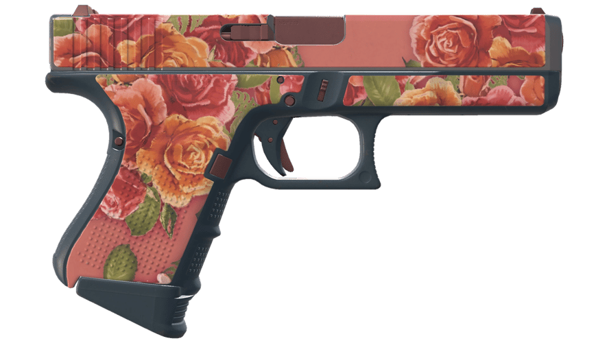 Glock-18 | Coral Bloom (Minimal Wear)