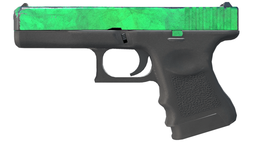 Glock-18 | Gamma Doppler Emerald (Well-Worn)