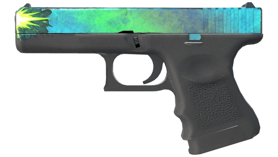 Glock-18 | Gamma Doppler Phase 3 (Battle-Scarred)