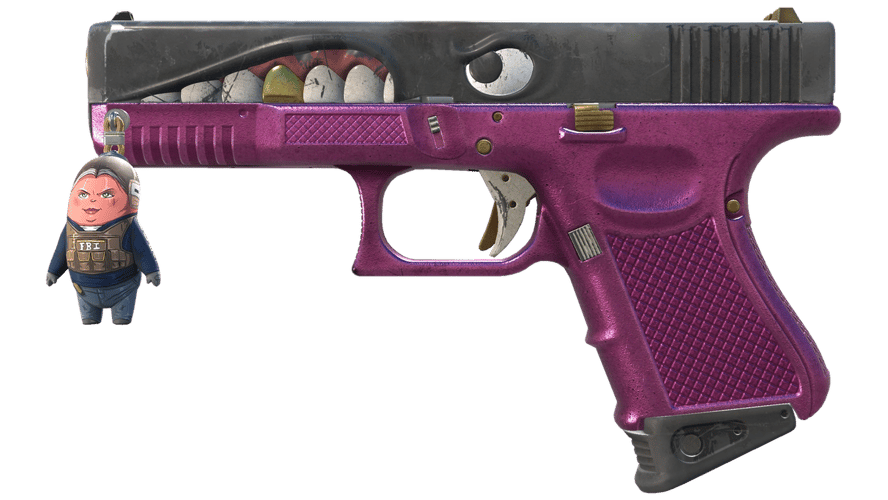 Glock-18 | Золотой зубок (Закалённое в боях)