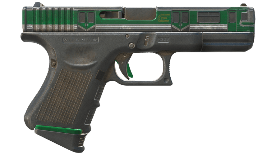 Glock-18 | Green Line (Battle-Scarred)