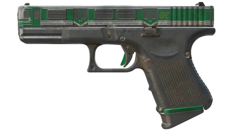 Glock-18 | Green Line (Battle-Scarred)