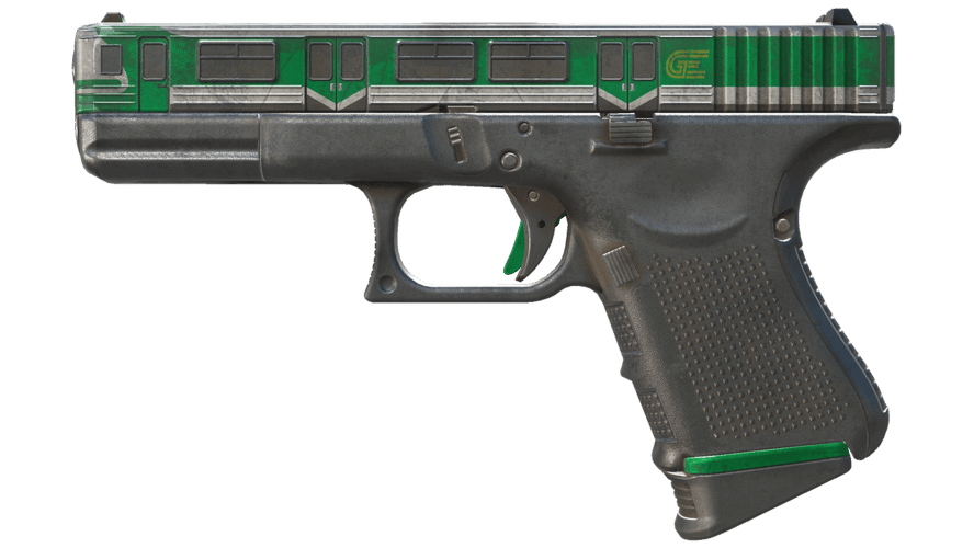 Glock-18 | Green Line (Well-Worn)