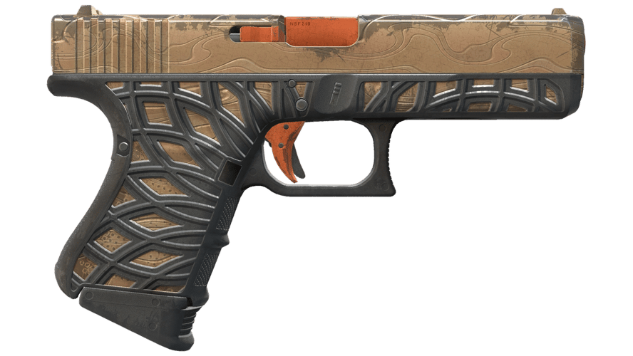 Glock-18 | Ifrit Lattice (Battle-Scarred)