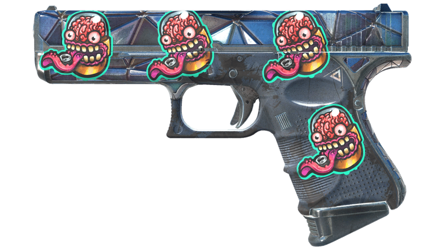 Glock-18 | Mirror Mosaic (Battle-Scarred)