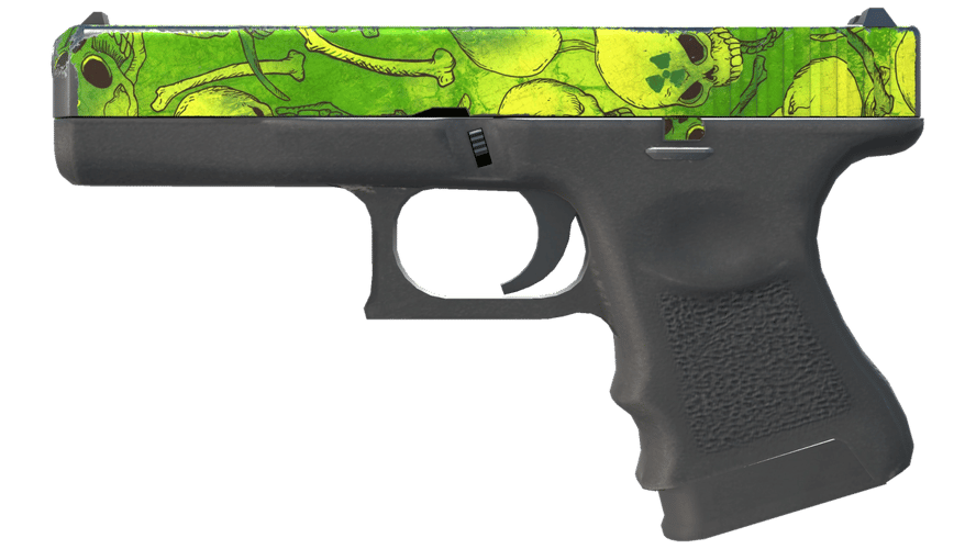 Glock-18 | Nuclear Garden (Well-Worn)