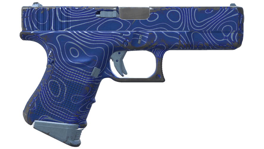 Glock-18 | Ocean Topo (Field-Tested)