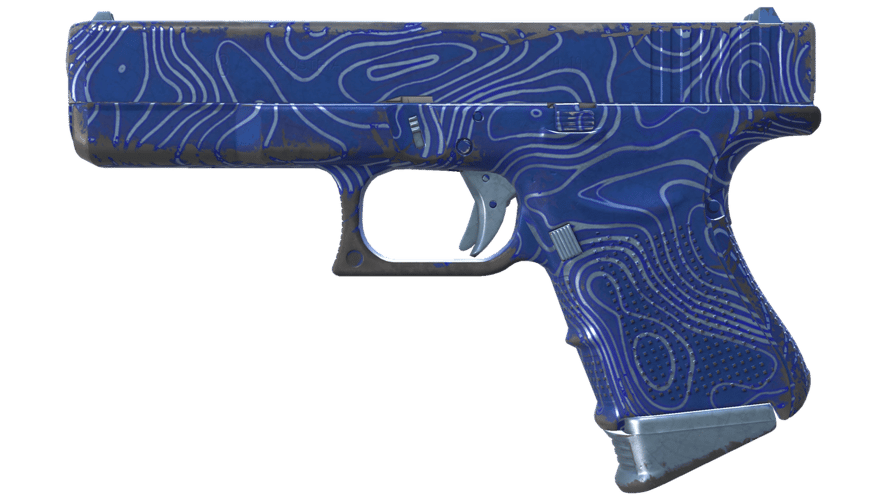 Glock-18 | Ocean Topo (Field-Tested)
