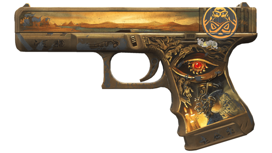 Glock-18 | Ramese's Reach (Well-Worn)